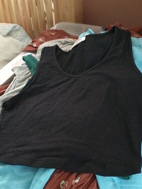 "My Sweetheart" black stretch tank